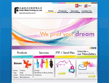 Tablet Screenshot of fanta-printing.com.hk